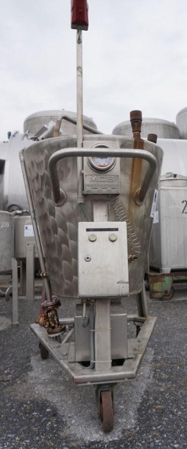Behälter 180 Liter aus V4A, einwandig, gebraucht