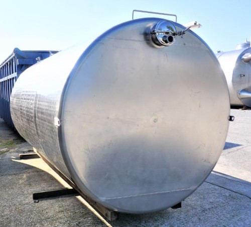 Behälter 12.500 Liter aus V2A temperierbar, gebraucht