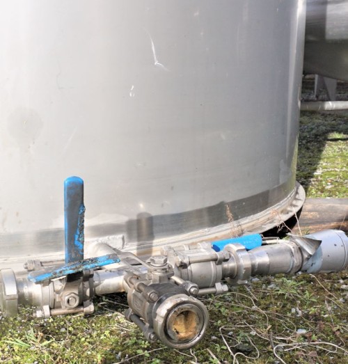 Behälter 8.000 Liter aus V2A einwandig, gebraucht