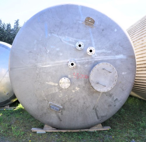 Behälter 37.100 Liter aus V4A, einwandig, gebraucht