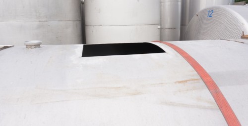Behälter 40.000 Liter aus V2A einwandig, gebraucht
Bauform: liegend