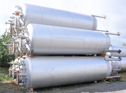 Behälter 10.000 Liter aus V2A einwandig, gebraucht