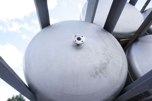 Behälter 10.000 Liter aus V2A einwandig, gebraucht