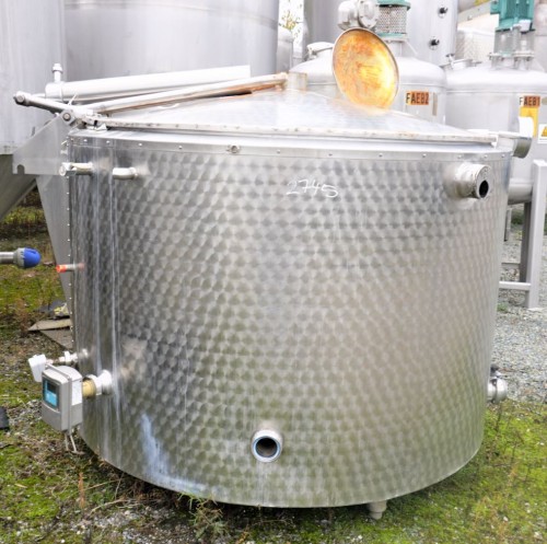 Behälter 1.800 Liter aus V2a isoliert, gebraucht