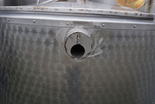 Behälter 1.800 Liter aus V2a isoliert, gebraucht