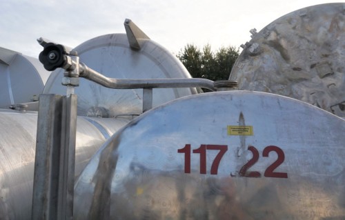 Behälter 1.200 Liter aus V2A einwandig, gebraucht
