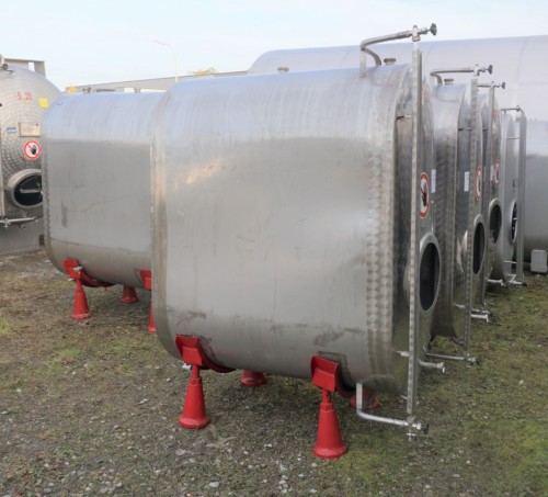 Behälter 1.200 Liter aus V2A einwandig, gebraucht