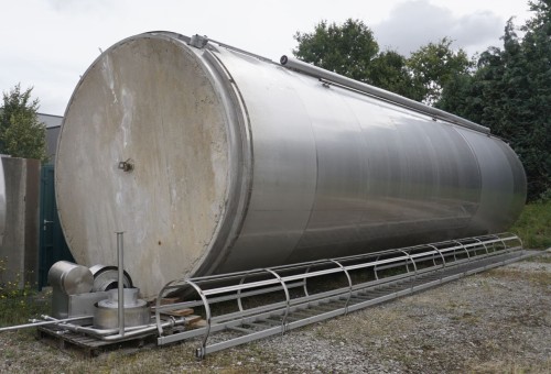 Behälter 75.000 /  35.000 Liter aus V2A isoliert, gebraucht
