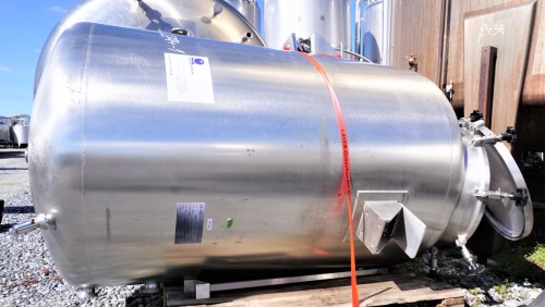 Behälter 1.000 Liter aus V4A einwandig, gebraucht