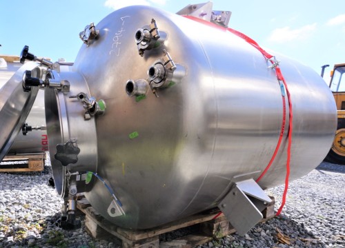 Behälter 1.000 Liter aus V4A einwandig, gebraucht