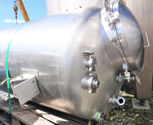Behälter 1.000 Liter aus V4A einwandig, gebraucht