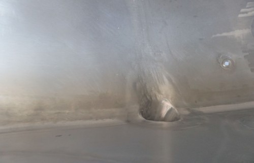 Behälter 9.000 Liter aus V2A, einwandig, gebraucht