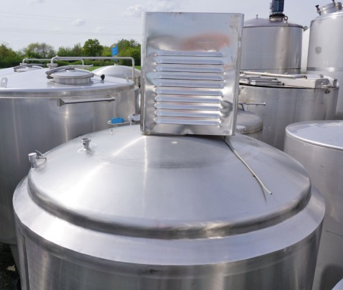 Behälter 2.000 Liter aus V2A isoliert, gebraucht