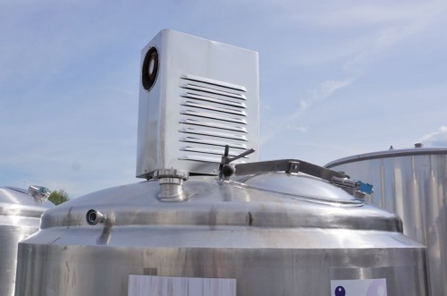 Behälter 2.000 Liter aus V2A isoliert, gebraucht
