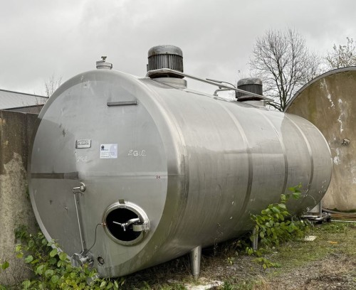 Behälter 20.000 Liter aus V2A, einwandig, gebraucht