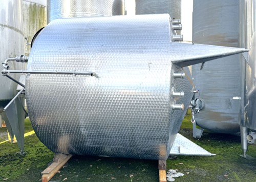 Behälter 10.000 Liter aus V2A temperierbar, isoliert, gebraucht