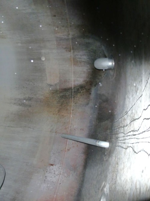 Druckbehälter 100.000 Liter aus V4A, einwandig, temperierbar, gebraucht