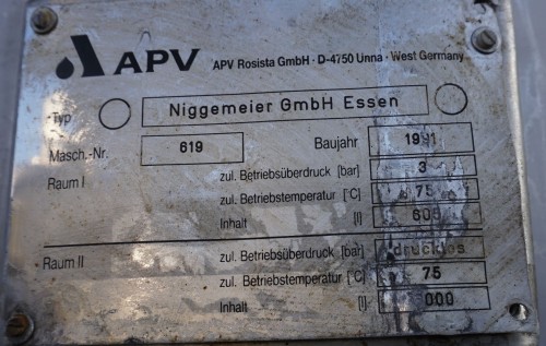 Behälter 8.000 Liter aus V2A, temperierbar, isoliert, gebraucht