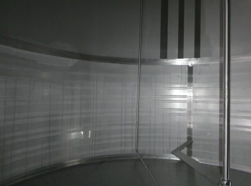 Rahmtank 3 x 35.000 Liter aus V2A isoliert, temperierbar, gebraucht