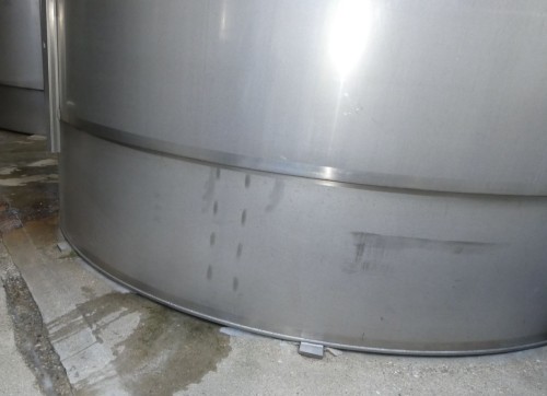 Rahmtank 3 x 35.000 Liter aus V2A isoliert, temperierbar, gebraucht
