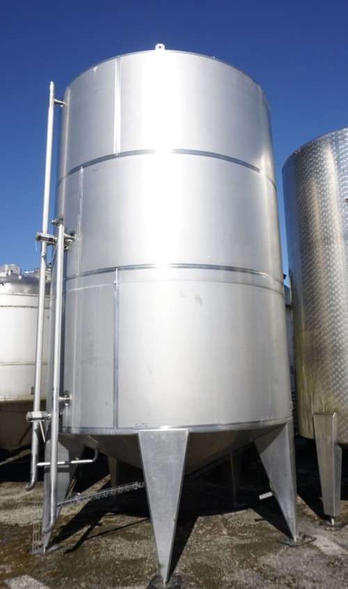 Behälter 25.000 Liter aus V4A, temperierbar, isoliert, gebraucht