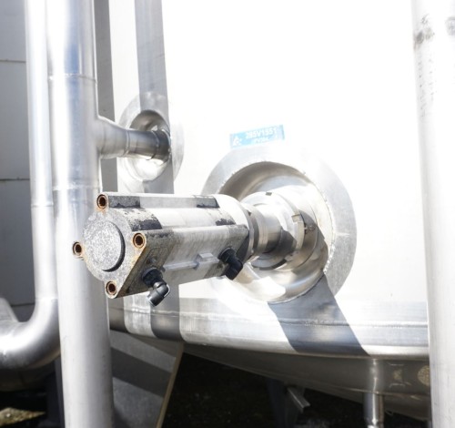 Behälter 25.000 Liter aus V4A, temperierbar, isoliert, gebraucht