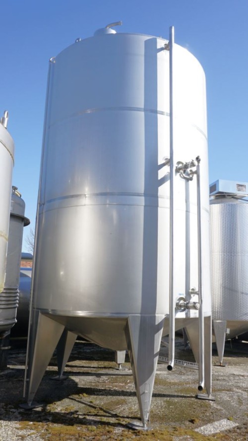 Behälter 25.000 Liter aus V4A, temperierbar, isoliert, gebraucht