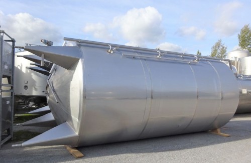 Mischbehälter 25.500 Liter aus V2A isoliert, gebraucht