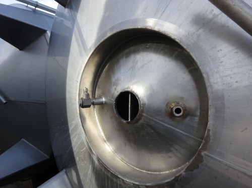 Mischbehälter 25.500 Liter aus V2A isoliert, gebraucht