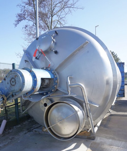 Mischbehälter 25.500 Liter aus V2A isoliert, gebraucht