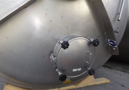 Mischbehälter 25.500 Liter aus V2A isoliert, gebraucht