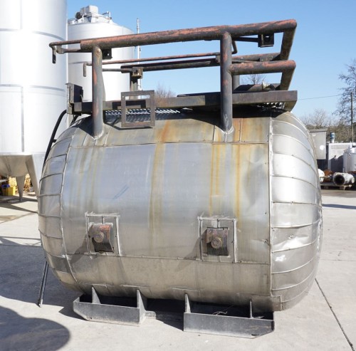 Druckbehälter 4.000 Liter aus V4A temperierbar, isoliert, gebraucht