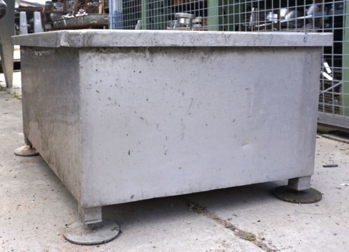 Wanne 160 Liter aus V2A, einwandig, gebraucht