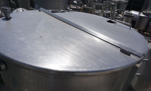 Behälter 1.000 Liter aus V2A, einwandig, gebraucht