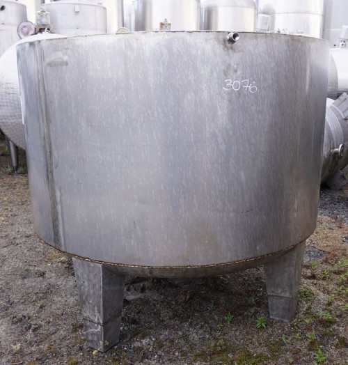 Behälter 2.500 Liter aus V2A, doppelwandig, gebraucht