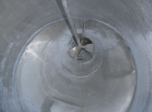 Behälter 1.000 Liter aus V2A, isoliert, gebraucht