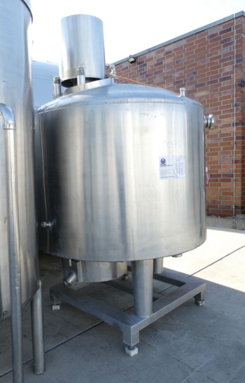 Behälter 1.000 Liter aus V2A, isoliert, gebraucht