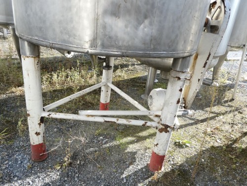 Behälter 1.400 Liter aus V4A einwandig, gebraucht