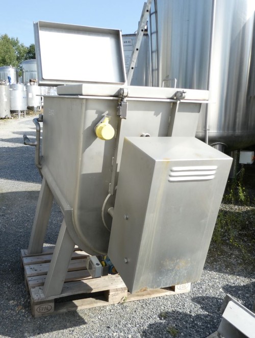 Mischbehälter 700 Liter, temperierbar, gebraucht