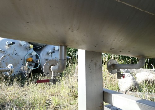 Mischbehälter 750 Liter, temperierbar, isoliert, gebraucht