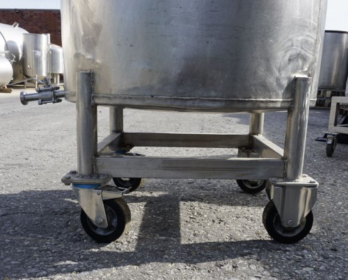 Behälter 500 Liter aus V2A, einwandig, gebraucht