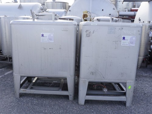 Container 850 Liter aus V2A, einwandig, gebraucht
