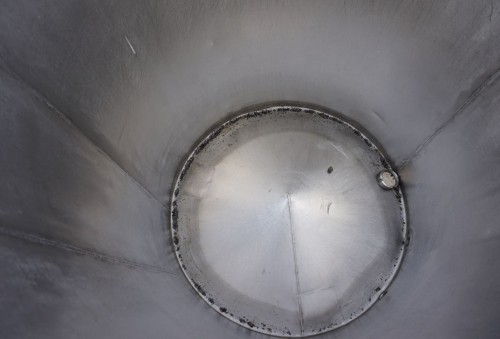 Behälter 350 Liter aus V2A, einwandig, gebraucht