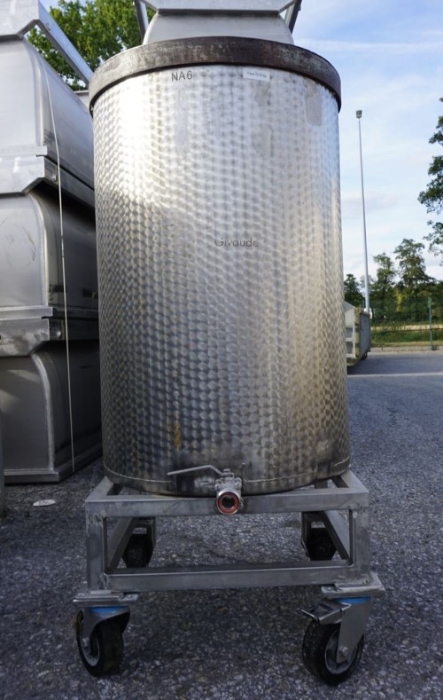 Behälter 300 Liter aus V2A, einwandig, gebraucht