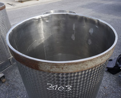 Behälter 300 Liter aus V2A, einwandig, gebraucht