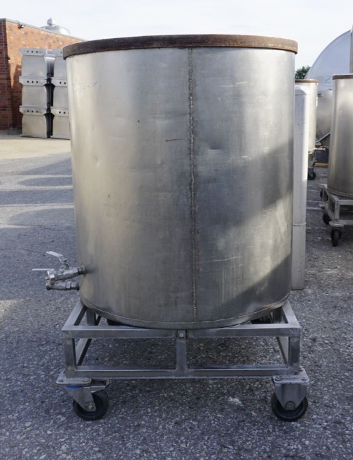 Behälter 850 Liter aus V2A, einwandig, gebraucht