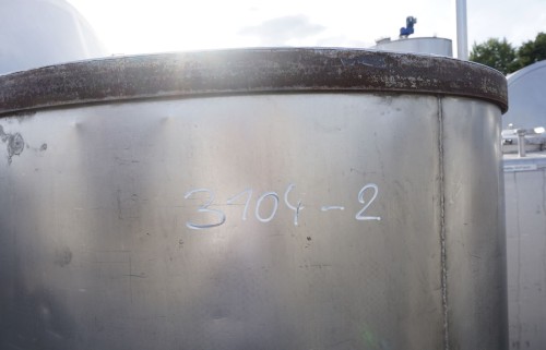 Behälter 850 Liter aus V2A, einwandig, gebraucht
