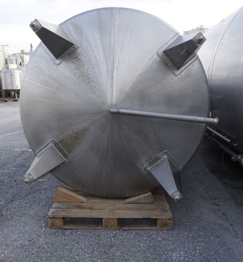Behälter 10.000 Liter aus V2A, einwandig, gebraucht