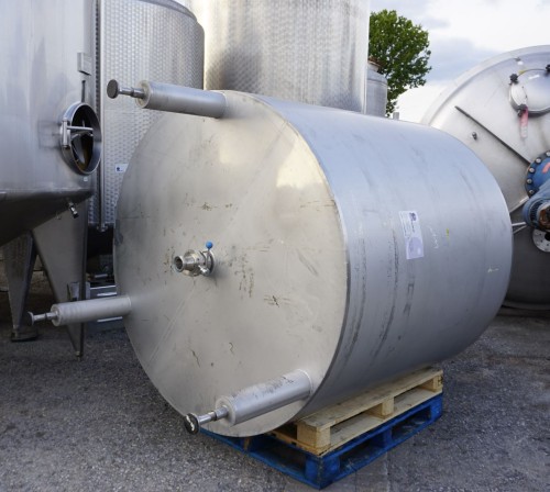 Behälter 2.100 Liter aus V4A, temperierbar, isoliert, gebraucht