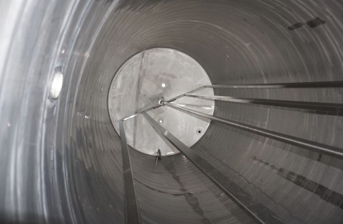 Behälter 11.000 Liter aus V2A, temperierbar, isoliert, gebraucht